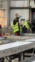 Routine warehouse operations documented in Burgas, Bulgaria facility
