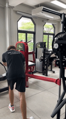 Gym workout session in Chiang Mai covering pulls and cable exercises