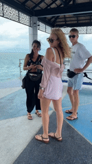 Ferry spotted crossing waters near Thong Sala dock Thailand