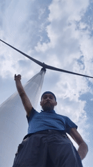 Wind farm documented by witnesses in rural Vietnam
