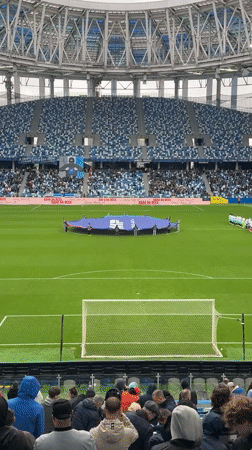 Soccer stadium prepares for kickoff in Nizhny Novgorod