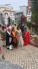 Traditional wedding celebration unfolds in Vadodara through dawn hours