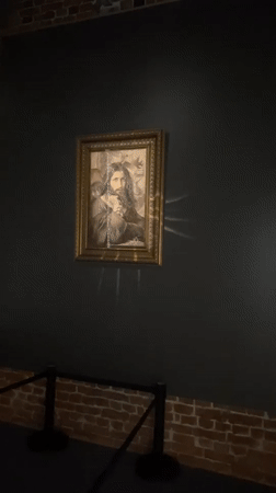 Art gallery visitors browse exhibitions in Yekaterinburg cultural center