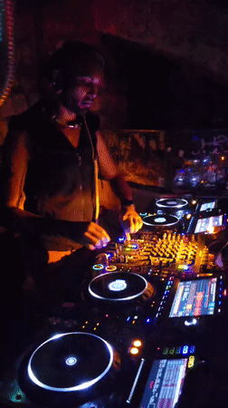 DJ performs early morning set at Paris club
