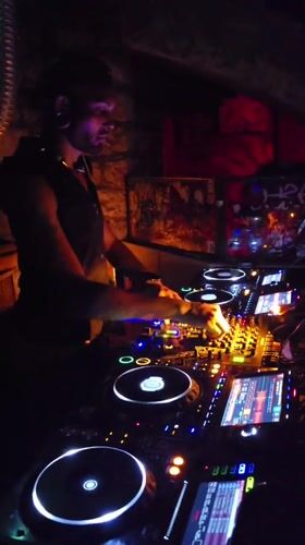DJ performs early morning set at Paris club