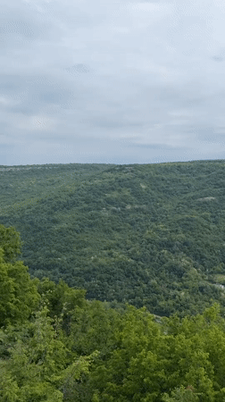 Morning footage captures Tsarevets Fortress views in Veliko Tarnovo