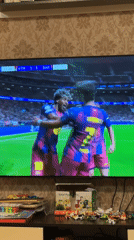 Video game soccer match televised in Yerevan shows Barcelona beating Atletico