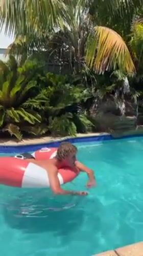 Summer beach activities captured at Bulli during morning hours