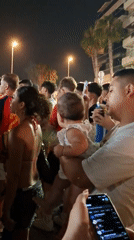 Torrevieja streets fill with Spanish football fans celebrating together