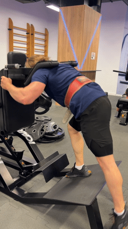 Evening workout session documented at Belgrade gym facility