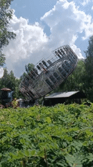 Morning activities documented at Chaikovsky City Park, Russia