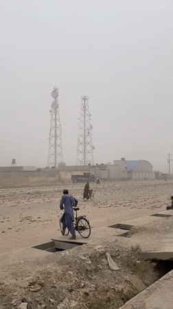 Telecom towers and aquarium fish in Kandahar