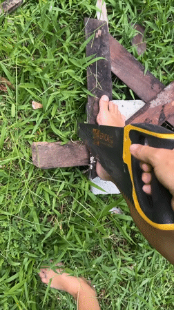 Early morning woodworking session documented in Kediri, Indonesia