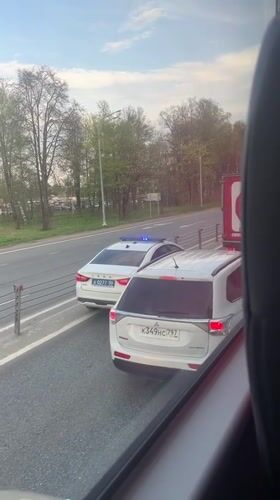 Emergency vehicle spotted parked roadside in Solnechnogorsk, Russia