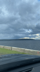 Rainy afternoon drive documented through Chaikovsky, Russia