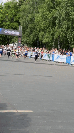 Youth running race event held in Izhevsk, Russia