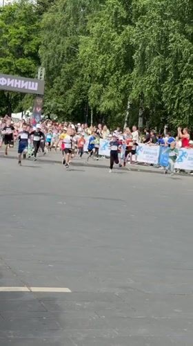 Youth running race event held in Izhevsk, Russia