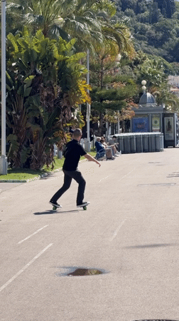 Morning street life captured across Nice, France