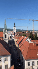 Zagreb's historic churches documented during afternoon aerial survey