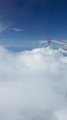 Passenger documents aerial views during Denpasar Indonesia flight