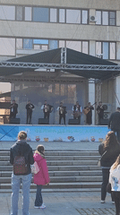 Seven-piece ensemble performs morning outdoor concert in Ruse