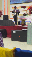 Man delivers church speech in Nigeria Sunday morning