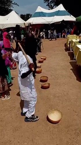 Traditional dance and community celebration in Bukuru, Nigeria