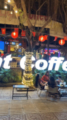 Evening street scenes captured in Vietnamese ward