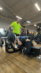 Early morning gym session in Chaikovsky, Russia