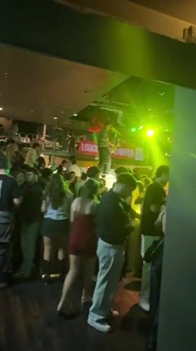 Saxophonist performs at packed CABEÇA nightclub in Porto