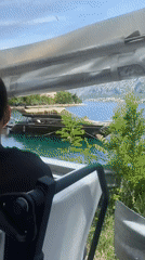 Tuk-tuk ride captured on video in Prčanj, Montenegro