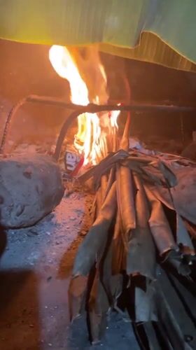 Traditional outdoor cooking documented in Kiblawan, Philippines