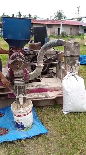 Rural Indonesian villages document rice milling, tropical flora morning scenes