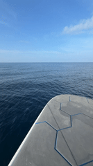 Boat journey recorded on calm Maldivian waters