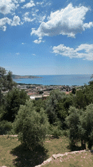 Tourist captures coastal views and local food in Montenegro