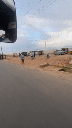 Street scenes documented in Lokoja, Nigeria marketplace area