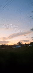 Sunset captured on video in Vallecito, Venezuela
