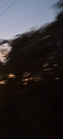 Sunset captured on video in Vallecito, Venezuela