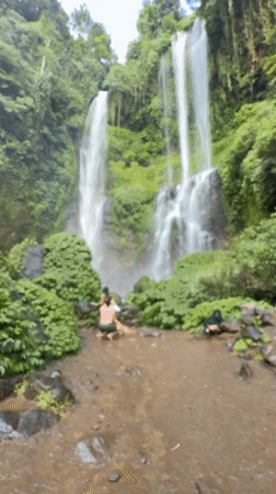 Morning visit to Gitgit Waterfall, Sawan, North Bali