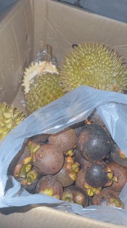 Fruit, food, and Chalong streets from afternoon to night