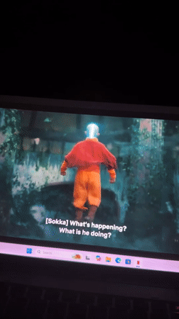 Avatar Live-Action Adaptation Viewed on Laptop in Nigeria