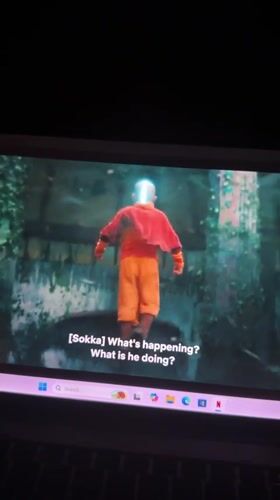 Avatar Live-Action Adaptation Viewed on Laptop in Nigeria