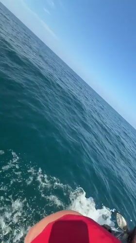 Jet ski ride on choppy Black Sea waters near Sinemorets