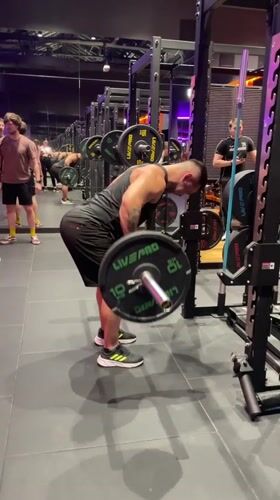 Evening workout session documented at Kazan gym