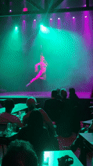 Theater performance filmed by audience member in Buenos Aires