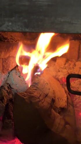 Wood stove fire documented in rural Bulgarian village