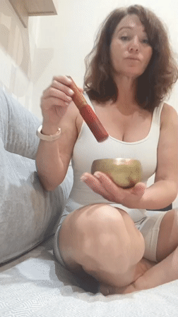 Meditation session with Tibetan singing bowl in Sochi