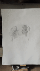 Artist documents drawing session and rainy day in Thailand