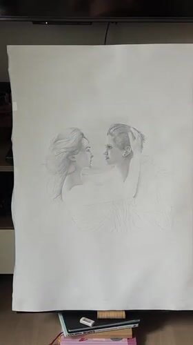 Artist documents drawing session and rainy day in Thailand