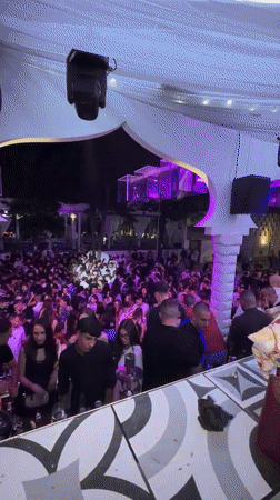 Late-night crowd fills Zahir club in Varna, Bulgaria
